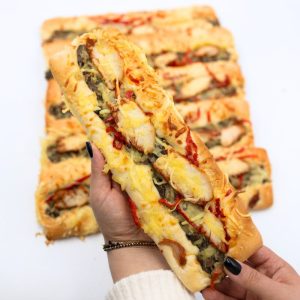 Ciabatta z kurczakiem i warzywami