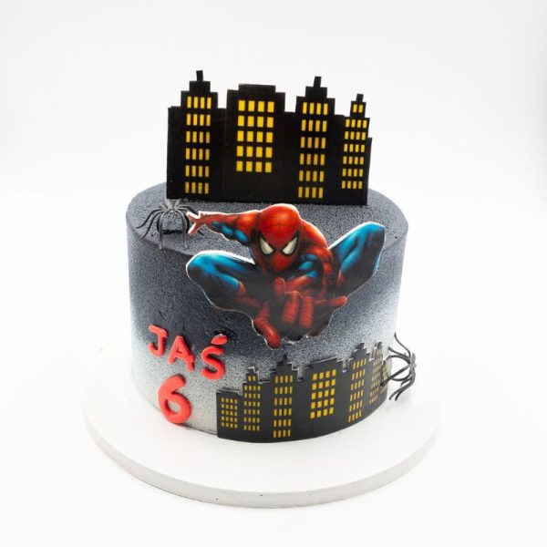 Tort dziecięcy spiderman D79