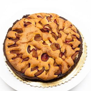 Tarta biszkoptowa ze śliwkami